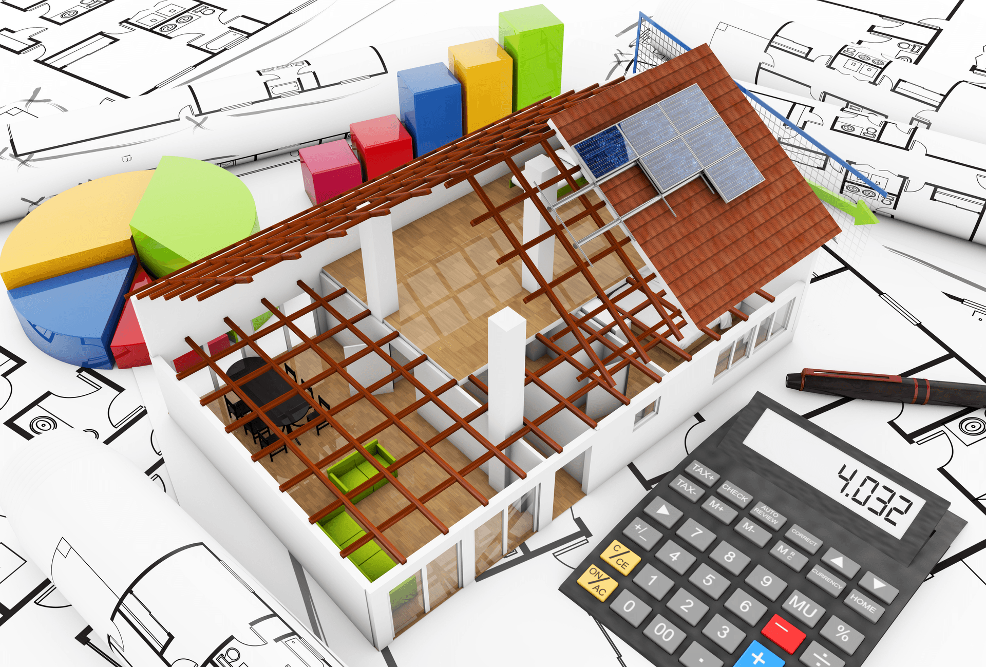 measuirng costs for building a house